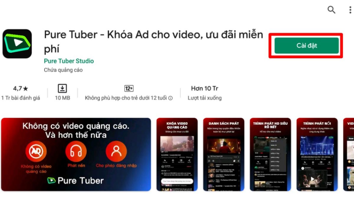Sử dụng Pure Tube để chặn quảng cáo trên Youtube